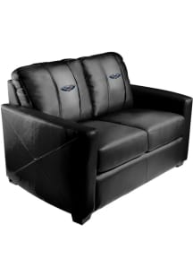 New Orleans Pelicans Faux Leather Love Seat - Black