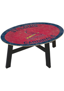 St Louis Cardinals Team Color Logo Red Coffee Table