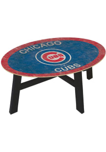 Chicago Cubs Team Color Logo Blue Coffee Table