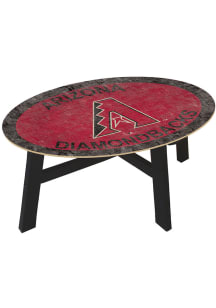 Arizona Diamondbacks Team Color Logo Red Coffee Table