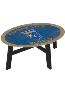 Kansas City Royals Team Color Logo Blue Coffee Table