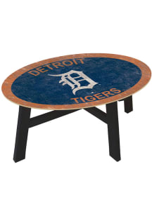 Detroit Tigers Team Color Logo Navy Blue Coffee Table