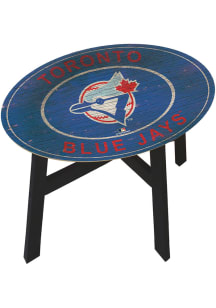 Toronto Blue Jays Logo Heritage Blue End Table