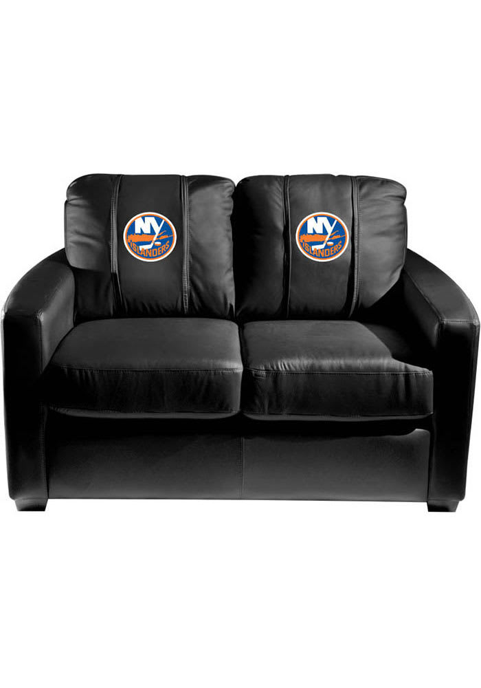 New York Islanders Faux Leather Love Seat