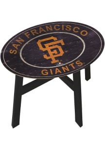 San Francisco Giants Logo Heritage Orange End Table