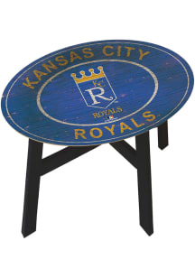 Kansas City Royals Logo Heritage Blue End Table