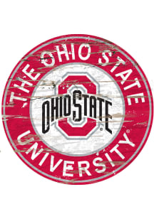 Ohio State Buckeyes Established Date Circle 24 Inch Sign