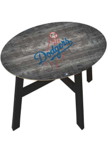 Los Angeles Dodgers Logo Heritage Blue End Table