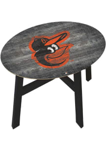 Baltimore Orioles Logo Heritage Orange End Table