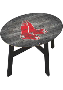 Boston Red Sox Logo Heritage Red End Table