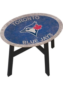 Toronto Blue Jays Distressed Blue End Table