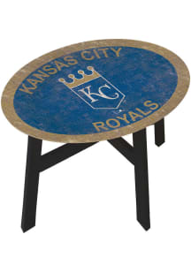 Kansas City Royals Distressed Blue End Table