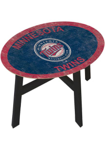 Minnesota Twins Distressed Blue End Table