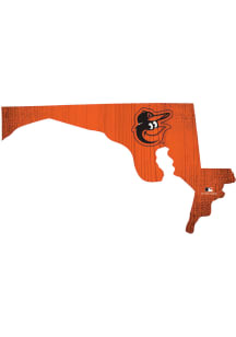 Baltimore Orioles State Cutout Sign