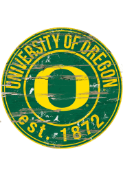 Oregon Ducks Established Date Circle 24 Inch Sign