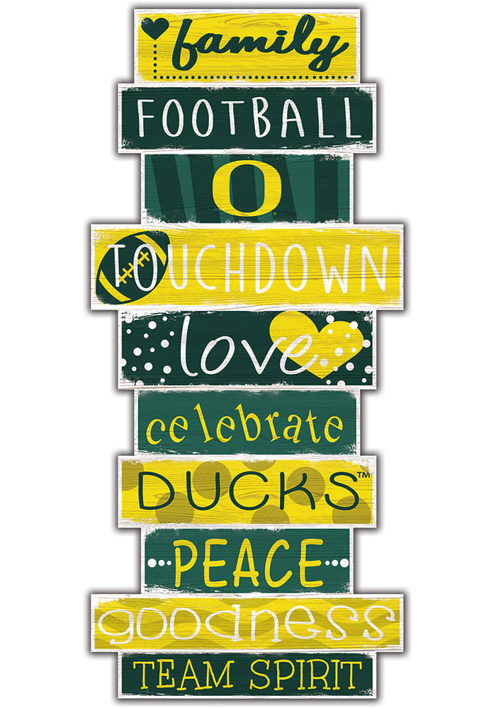 Oregon Ducks Celebrations Stack 24 Inch Sign
