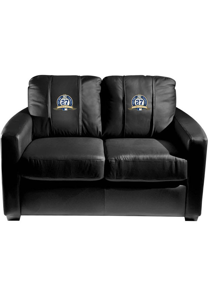 New York Yankees Faux Leather Love Seat