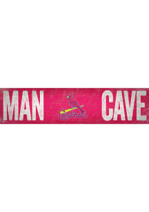 St Louis Cardinals Man Cave 6x24 Sign