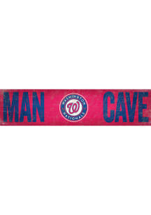 Washington Nationals Man Cave 6x24 Sign