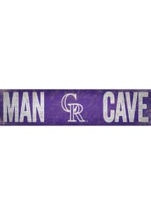 Colorado Rockies Man Cave 6x24 Sign