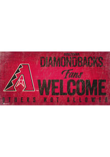 Arizona Diamondbacks Fans Welcome 6x12 Sign