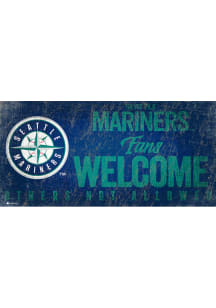 Seattle Mariners Fans Welcome 6x12 Sign