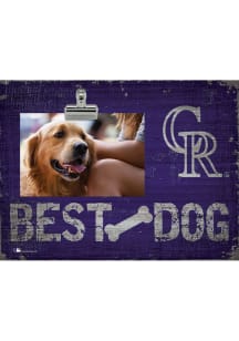 Colorado Rockies Best Dog Clip Picture Frame