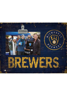 Milwaukee Brewers Team Clip Picture Frame