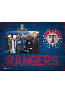 Texas Rangers Team Clip Picture Frame