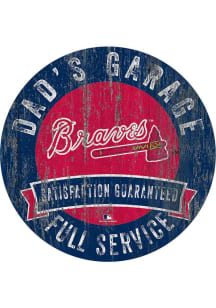 Atlanta Braves Dads Garage Sign