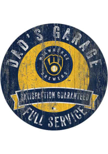 Milwaukee Brewers Dads Garage Sign