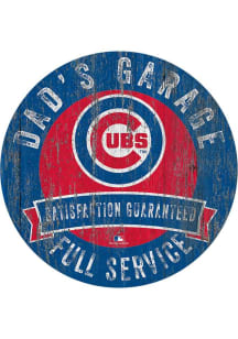 Chicago Cubs Dads Garage Sign