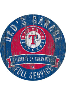 Texas Rangers Dads Garage Sign
