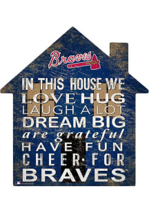 Atlanta Braves 12 inch House Sign