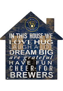 Milwaukee Brewers 12 inch House Sign