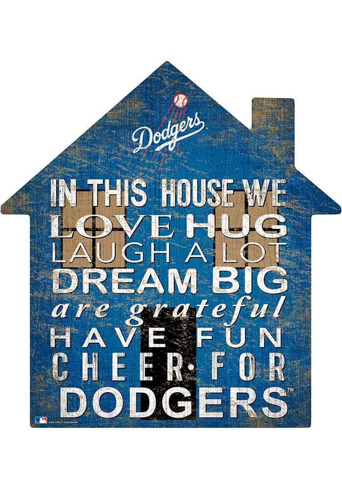 Los Angeles Dodgers 12 inch Sugar Skull Sign, Blue, Size NA, Rally House