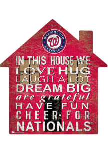 Washington Nationals 12 inch House Sign