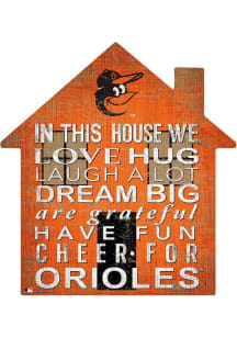 Baltimore Orioles 12 inch House Sign