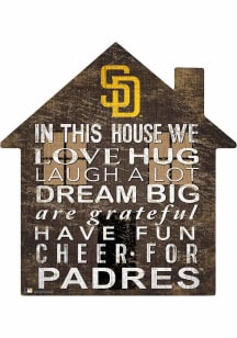 San Diego Padres 12 inch House Sign