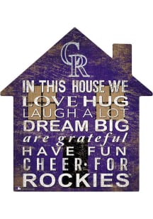 Colorado Rockies 12 inch House Sign
