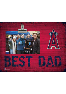 Los Angeles Angels Best Dad Clip Picture Frame