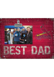 St Louis Cardinals Best Dad Clip Picture Frame