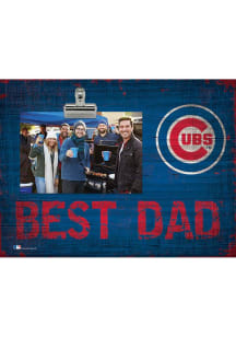 Chicago Cubs Best Dad Clip Picture Frame