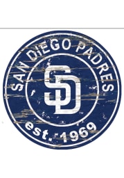 San Diego Padres Established Date Circle 24 Inch Sign