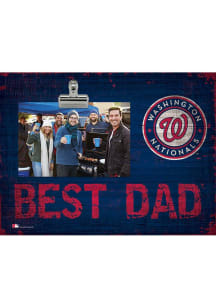 Washington Nationals Best Dad Clip Picture Frame