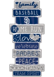 San Diego Padres Celebrations Stack 24 Inch Sign