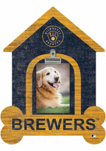 Milwaukee Brewers Dog Bone House Clip Picture Frame