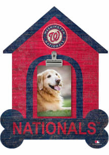 Washington Nationals Dog Bone House Clip Picture Frame