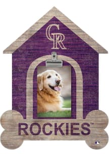 Colorado Rockies Dog Bone House Clip Picture Frame