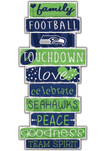 Seattle Seahawks Celebrations Stack 24 Inch Sign